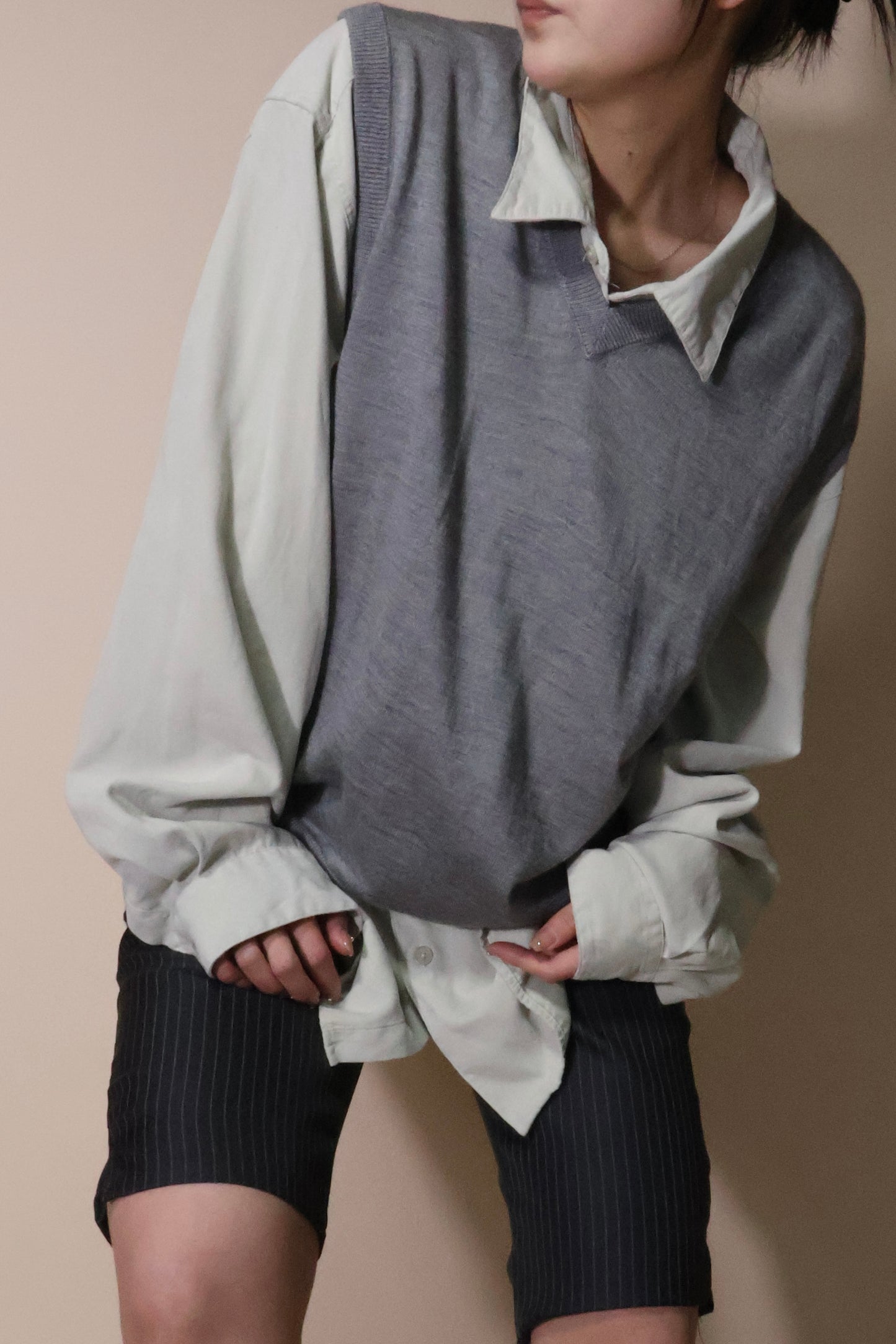 vest gray #kn18