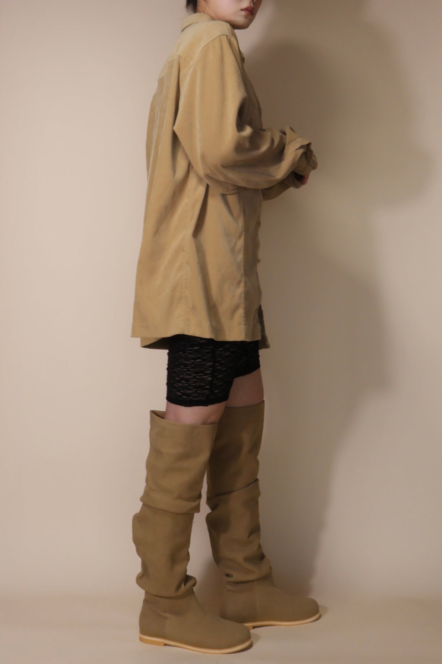 suede shirt #kn06