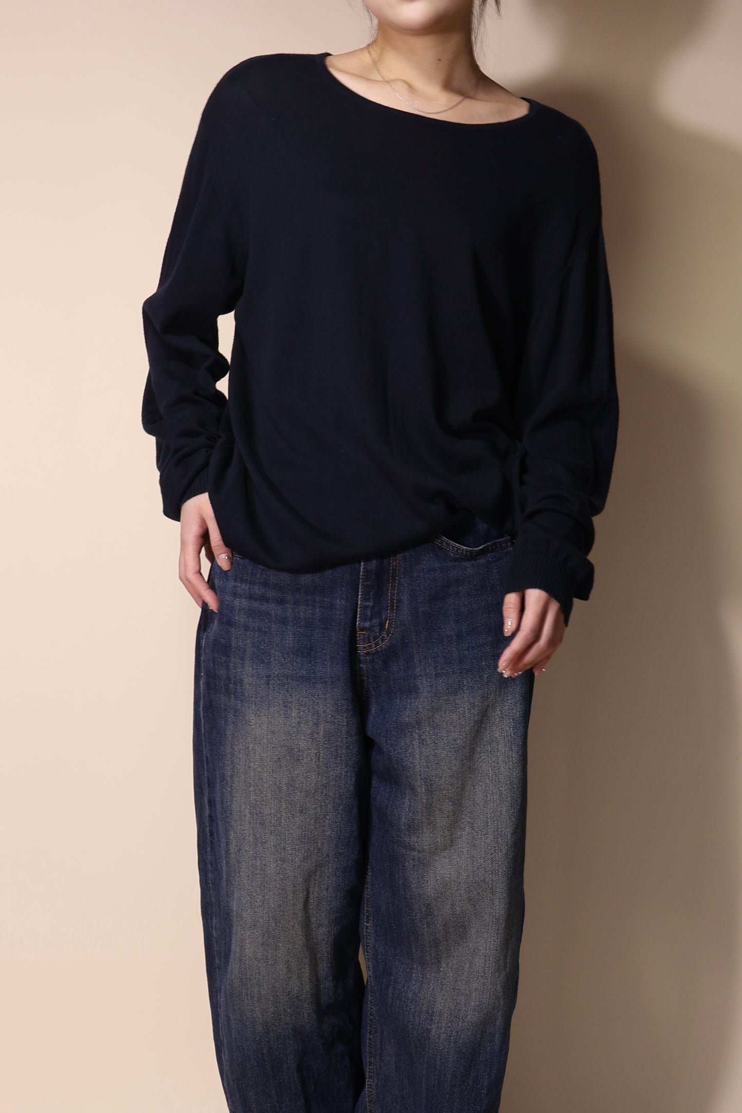 light knit tops #kn09