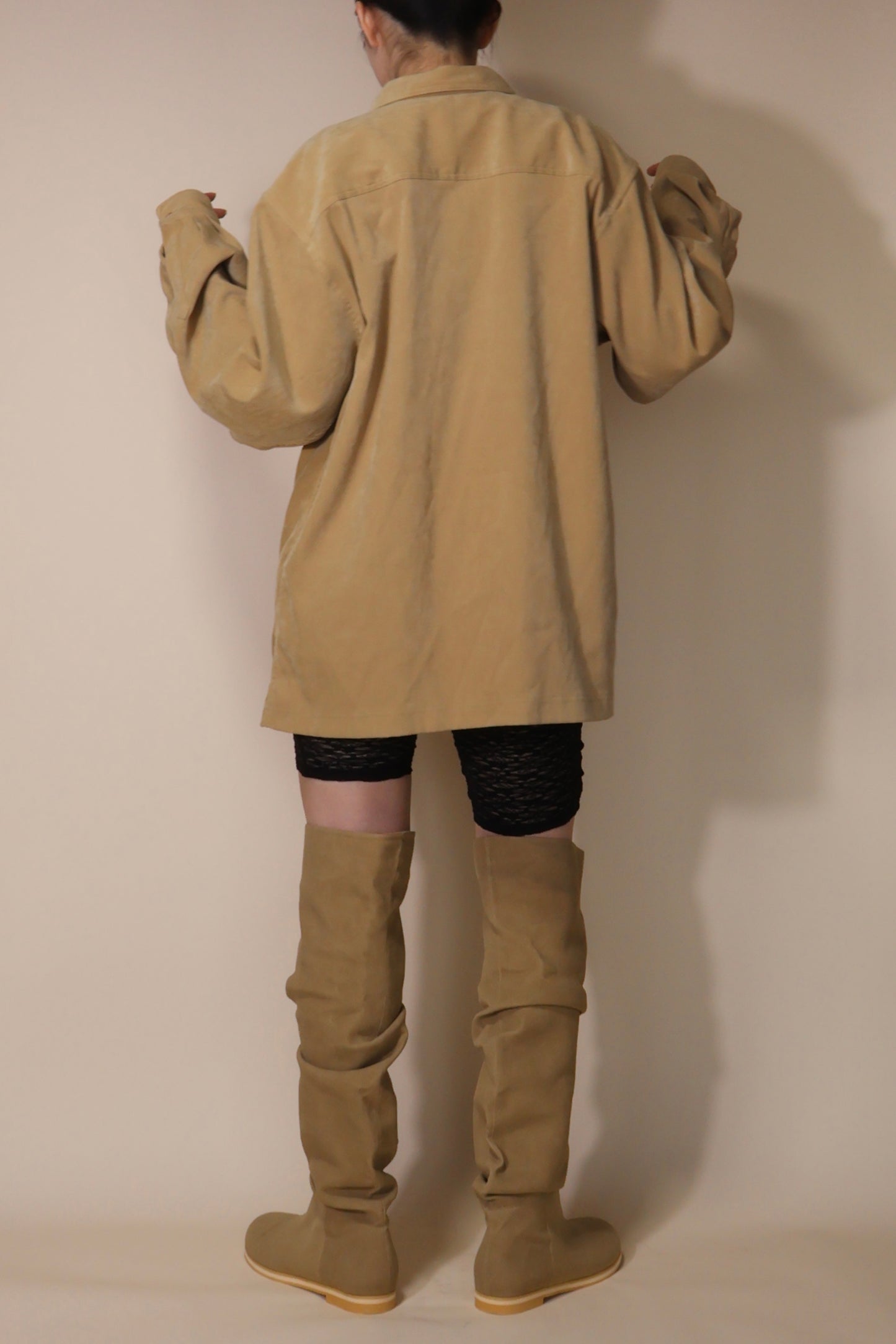 suede shirt #kn06