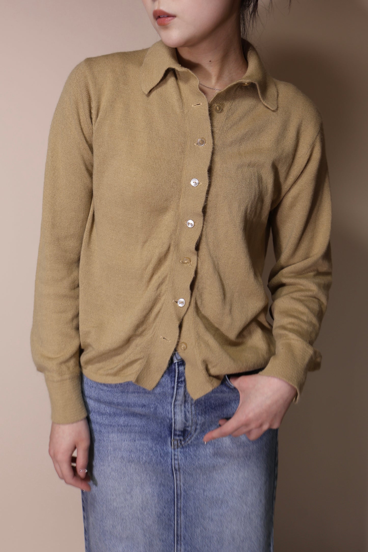 wave cardigan #kn05