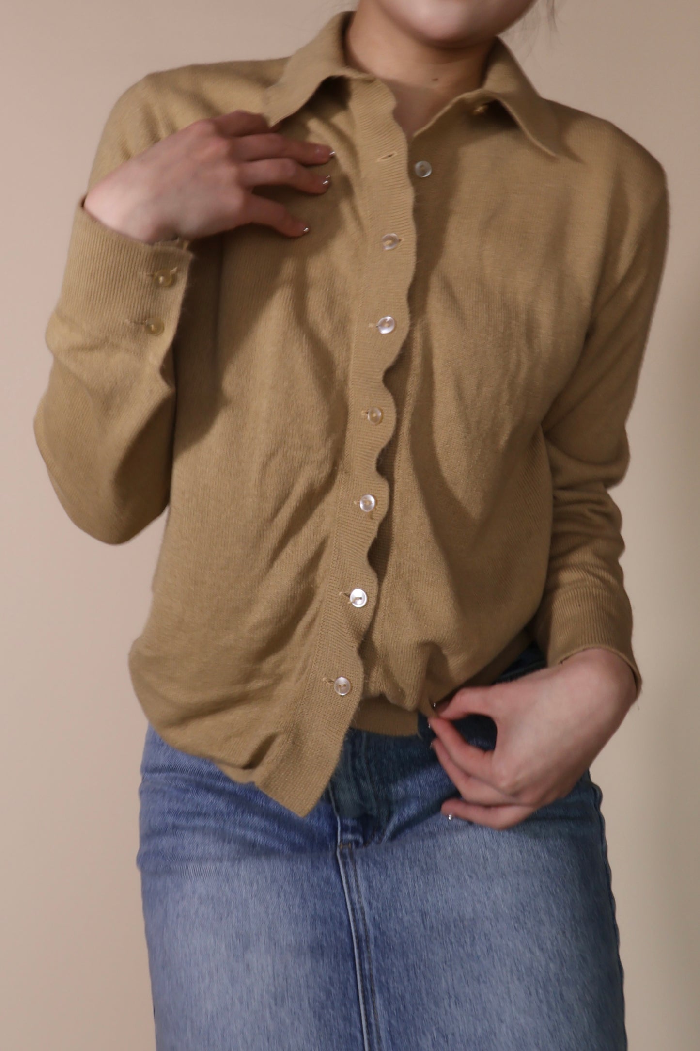 wave cardigan #kn05