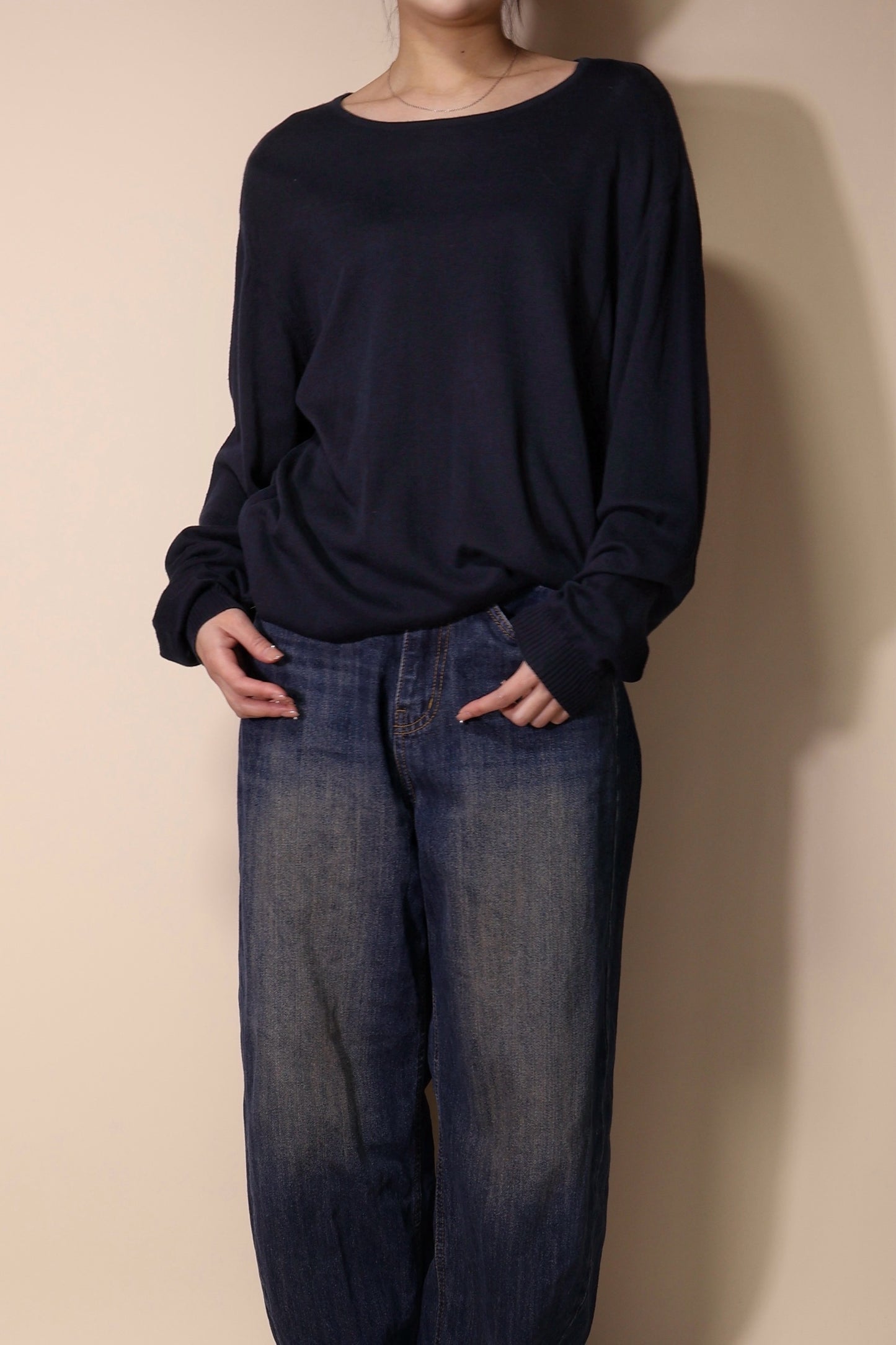 light knit tops #kn09