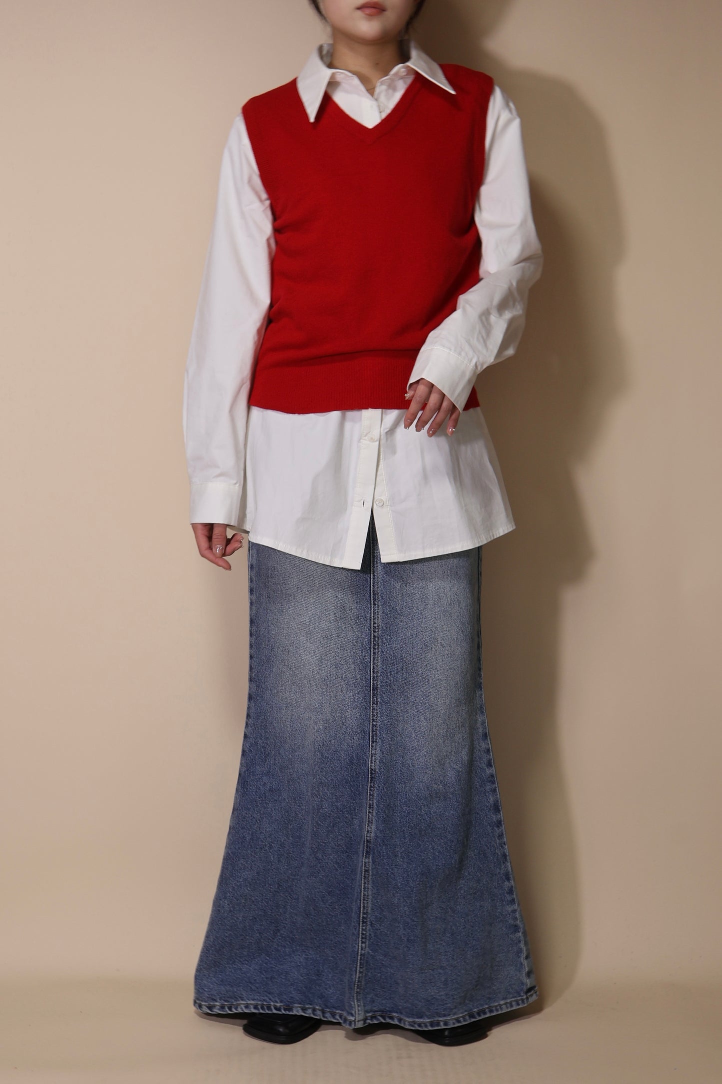 vest red #kn17