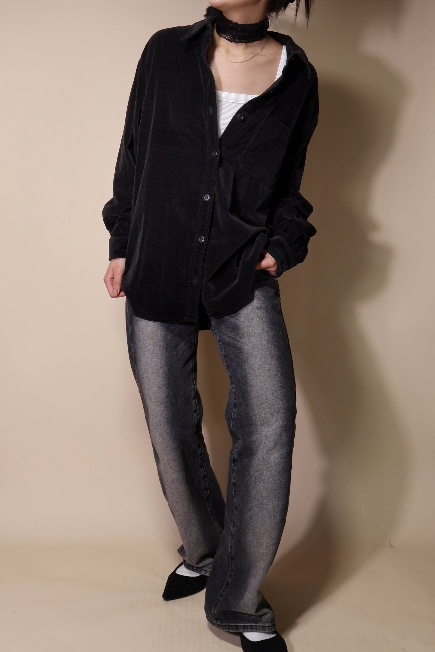 velour shirt #kn10