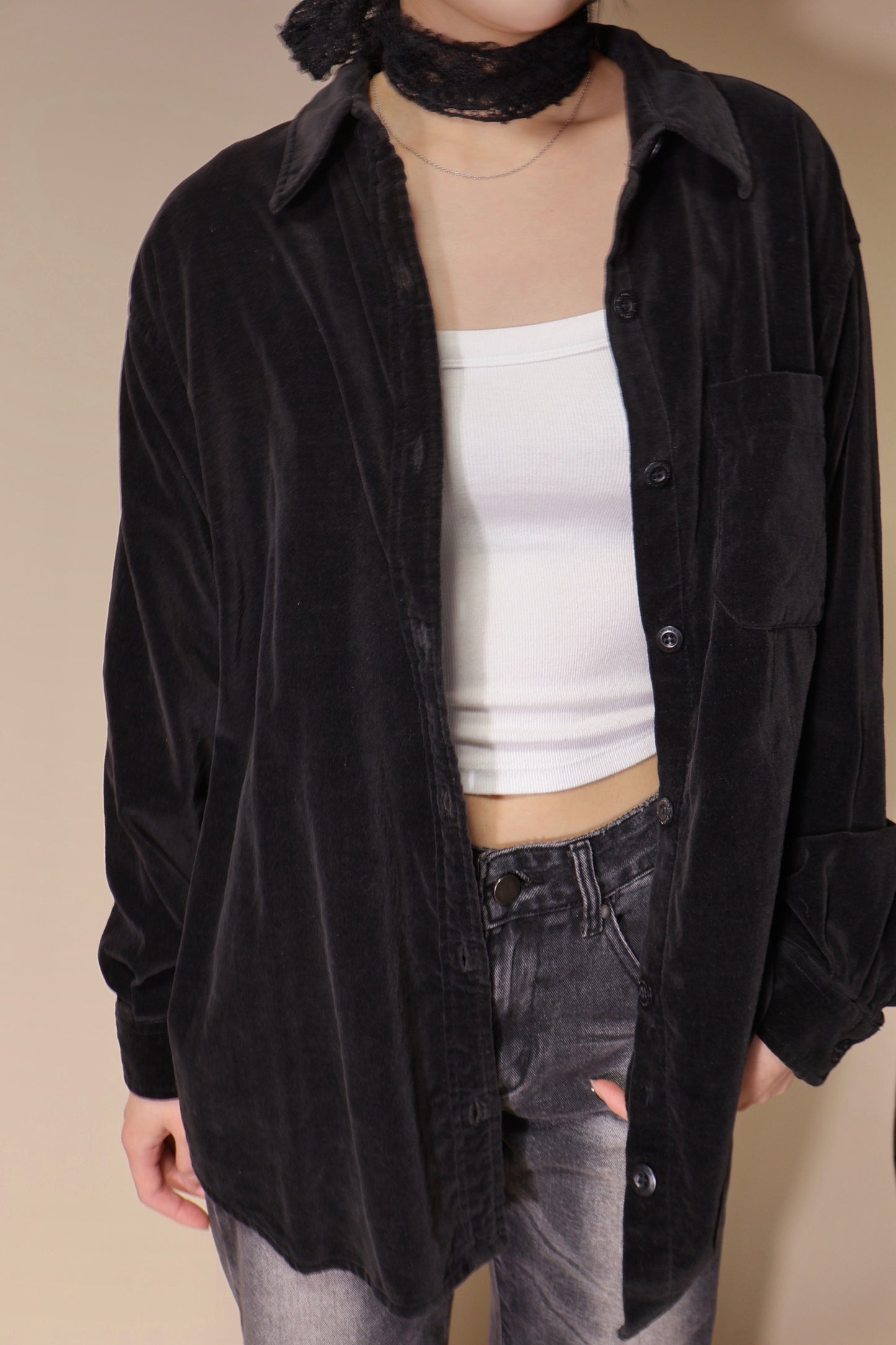 velour shirt #kn10