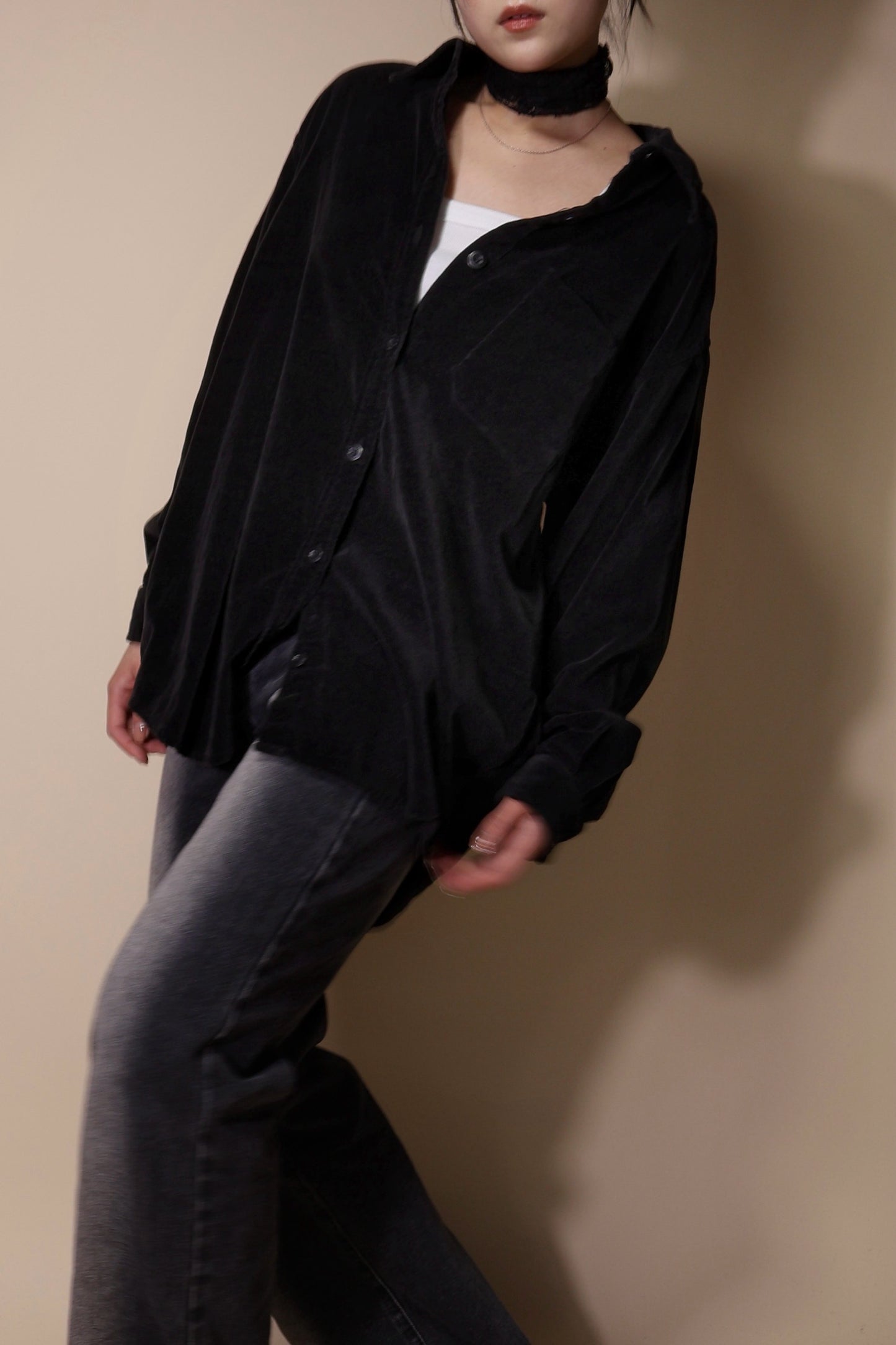 velour shirt #kn10